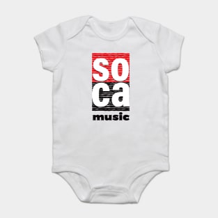 Trini Soca Music Baby Bodysuit